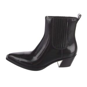3.1 Phillip Lim Glossy Black Ankle Boots